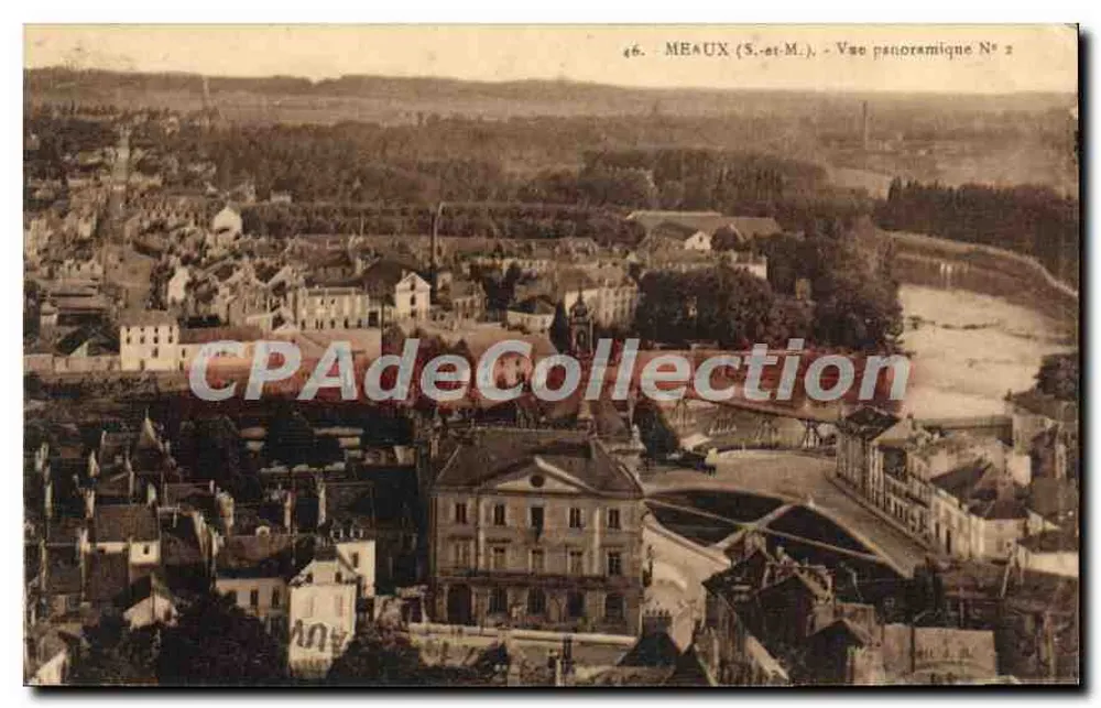 Meaux (S.-et-M.) — Vista panorâmica N° 2 — editor desconhecido - Frente