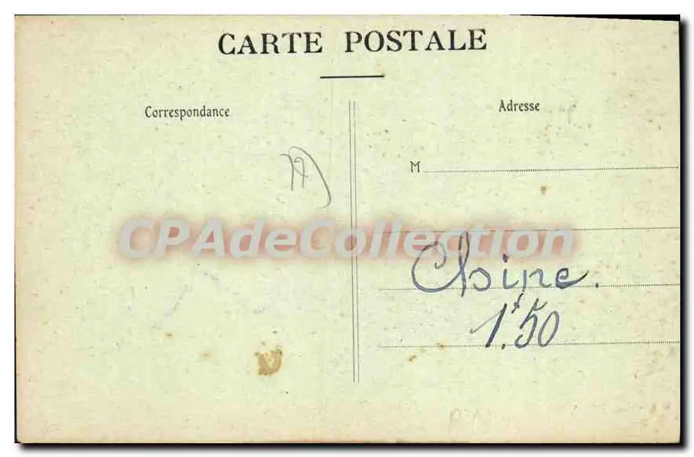 Meaux — Überschwemmungen von 1920 — Les Moulins de l’Echelle - Rückseite