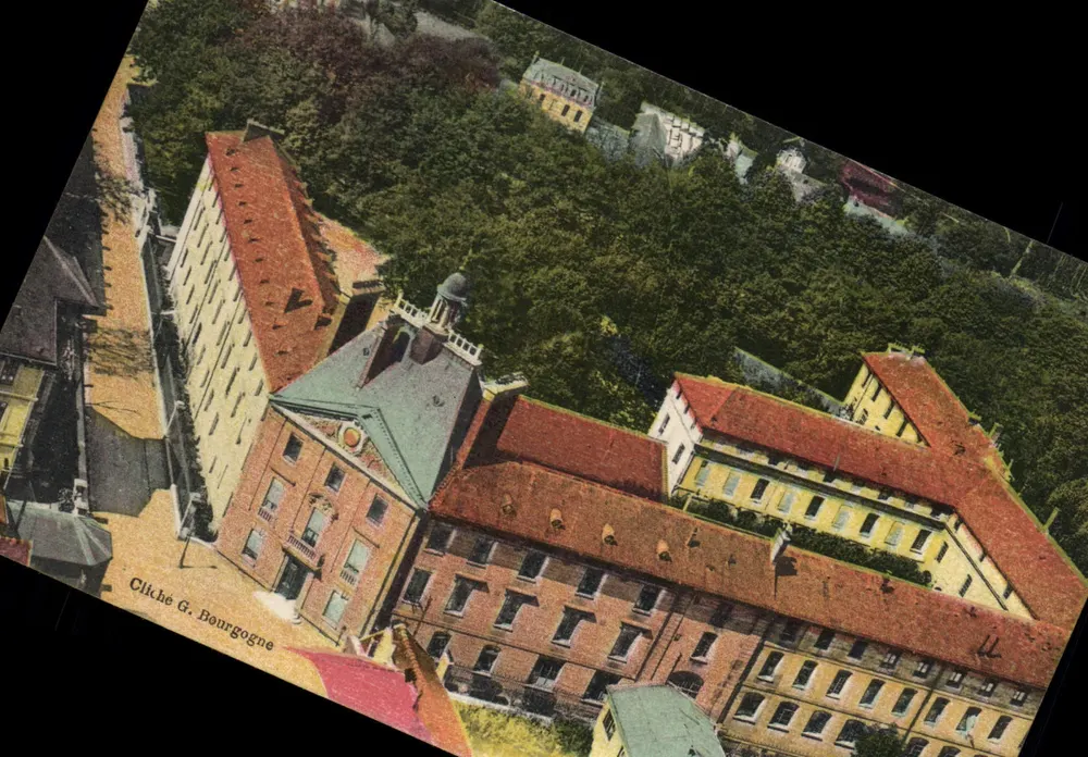 Schloss Toretry — Luftbild — J. Bourgogne, Verlag in Château-Toretry - Vorderseite