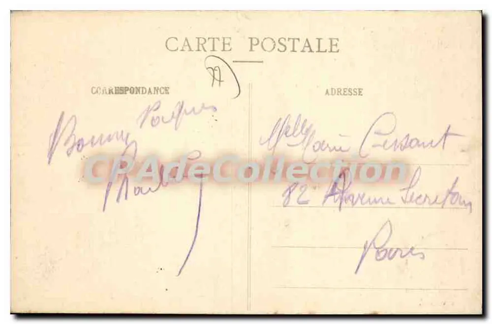 MELUN (S.-et-M.) - Quartel de Cavalaria (Quartier Pajol) - Verso