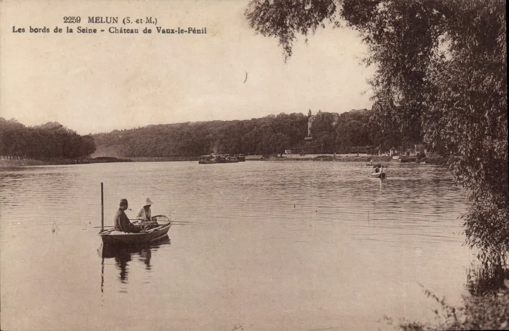 Die Ufer der Seine — Schloss Vaux-le-Pénil — Melun (S.-et-M.) - Vorderseite