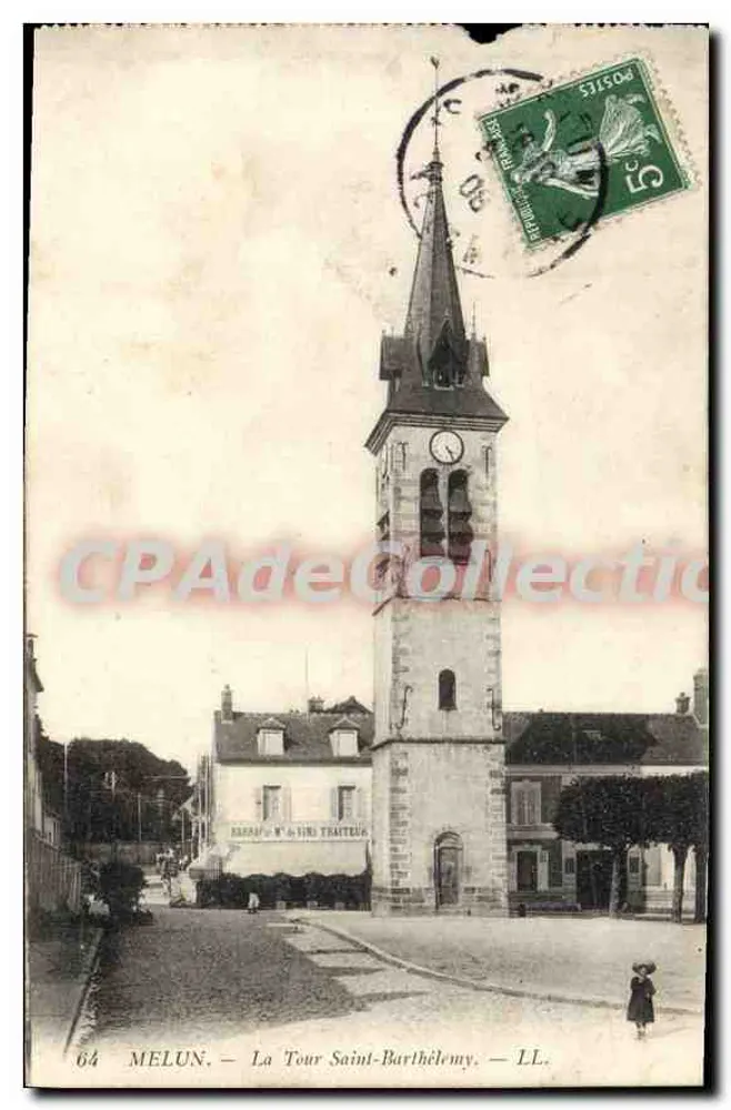 MELUN — Torre Saint-Barthélemy — LL. — n°64 - Frente