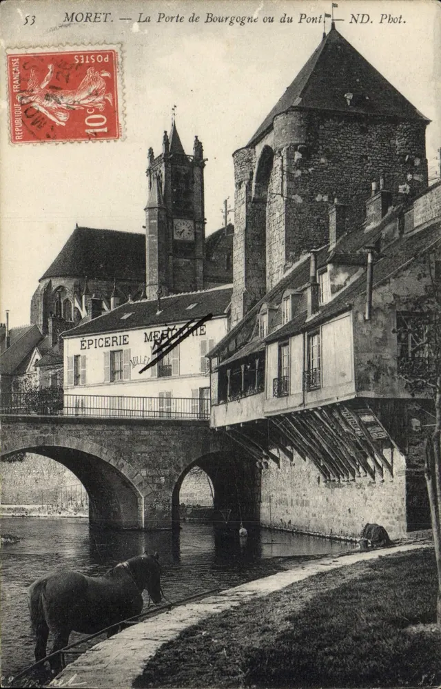 Moret — Die Burgunderpforte oder der Brücke — ND. Fot. - Vorderseite