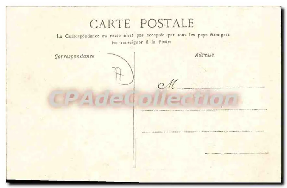 Nemours — O Loing acima do Ponte — G. B. N. Nemours - Verso