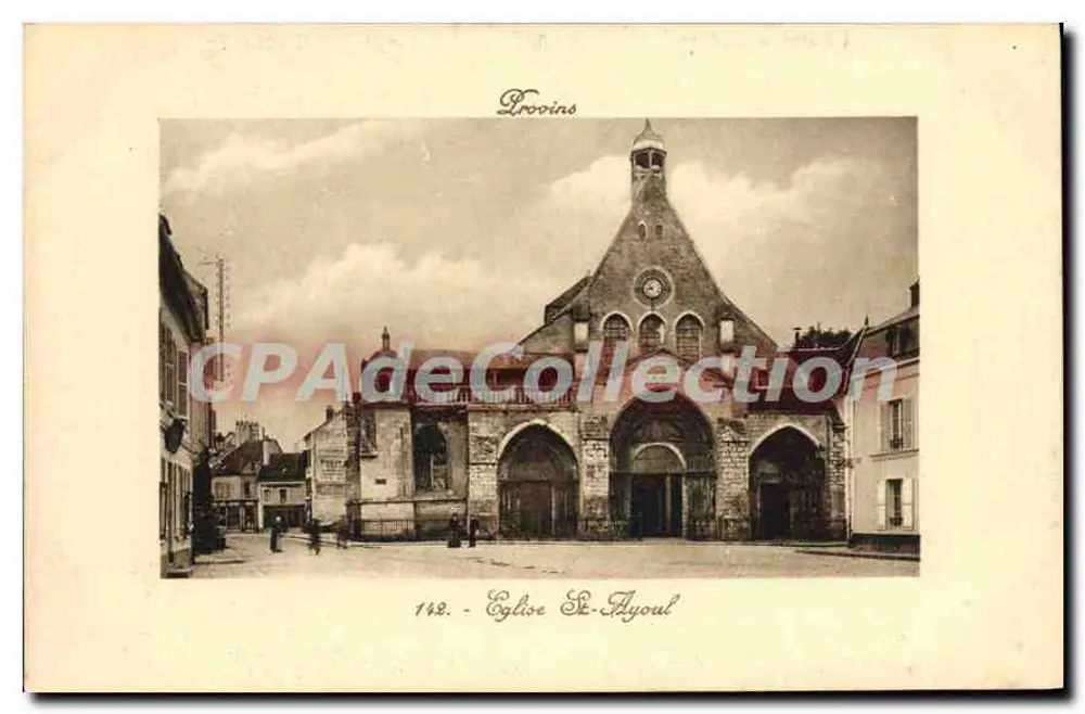 Trovins - Igreja de São Ayoul — editor desconhecido, n° de série 142 - Frente