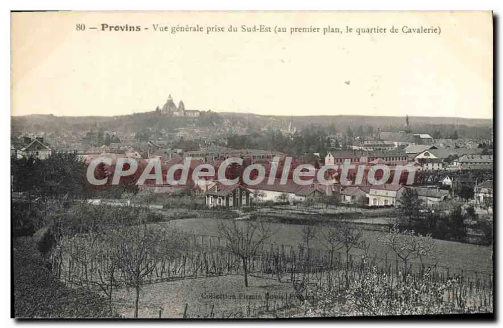 Provins — Allgemeine Ansicht vom Südosten (im Vordergrund der Cavalerie-Bezirk) — Firmin Louis, n°80 - Vorderseite