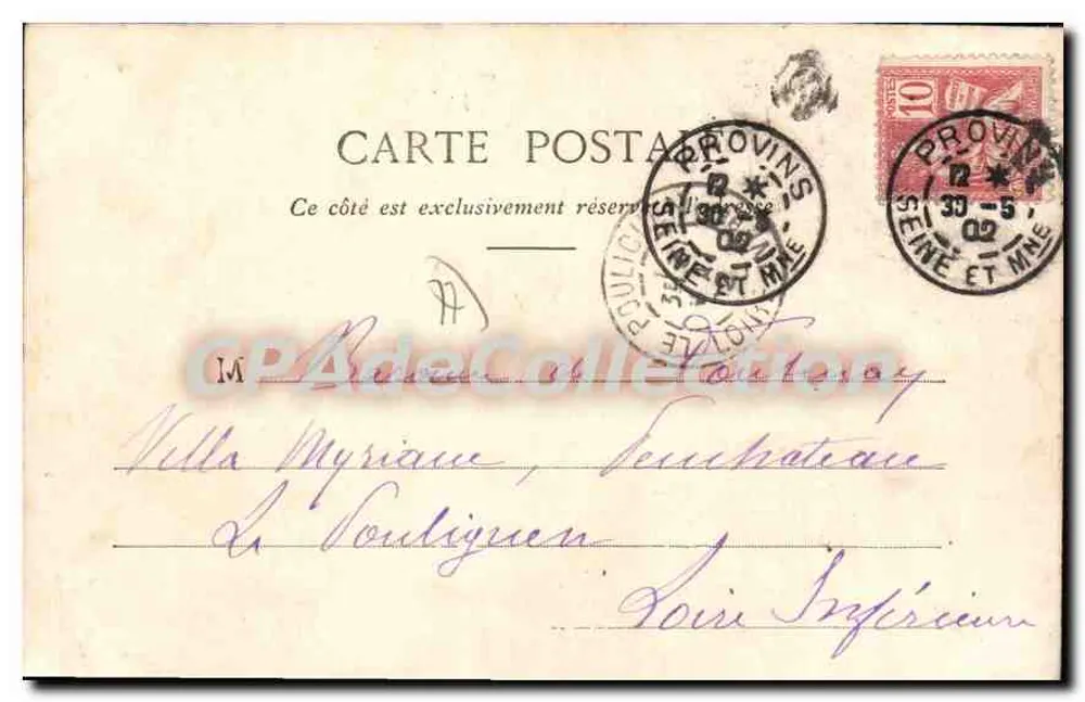 Provins — A casa do carrasco — editor: Béla - Verso