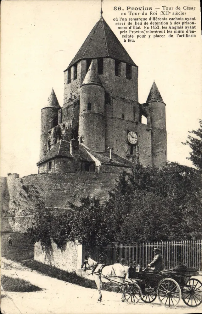Provins — Torre do Rei (século XII) — Editor: Coletivo Franck Louis, n°86 - Frente
