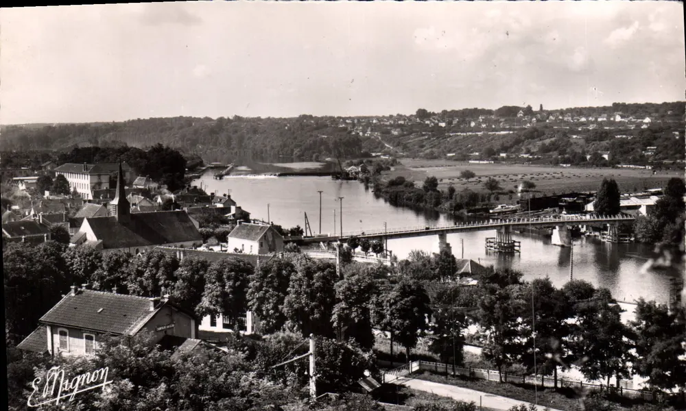 Champagne-sur-Seine — Allgemeiner Blick auf die Seine — Éditions E. Magnon, n° 5399 - Vorderseite