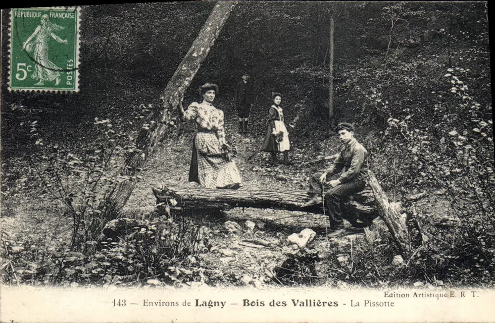 Umgebung von Lagny — Bois des Vallières — La Pissotte — Künstlerische Ausgabe E R T. - Vorderseite