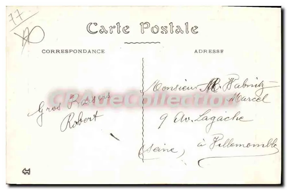 Ferrières — Il Castello: Facciata delle Sale da Pranzo — Edizione Marchal - Verso