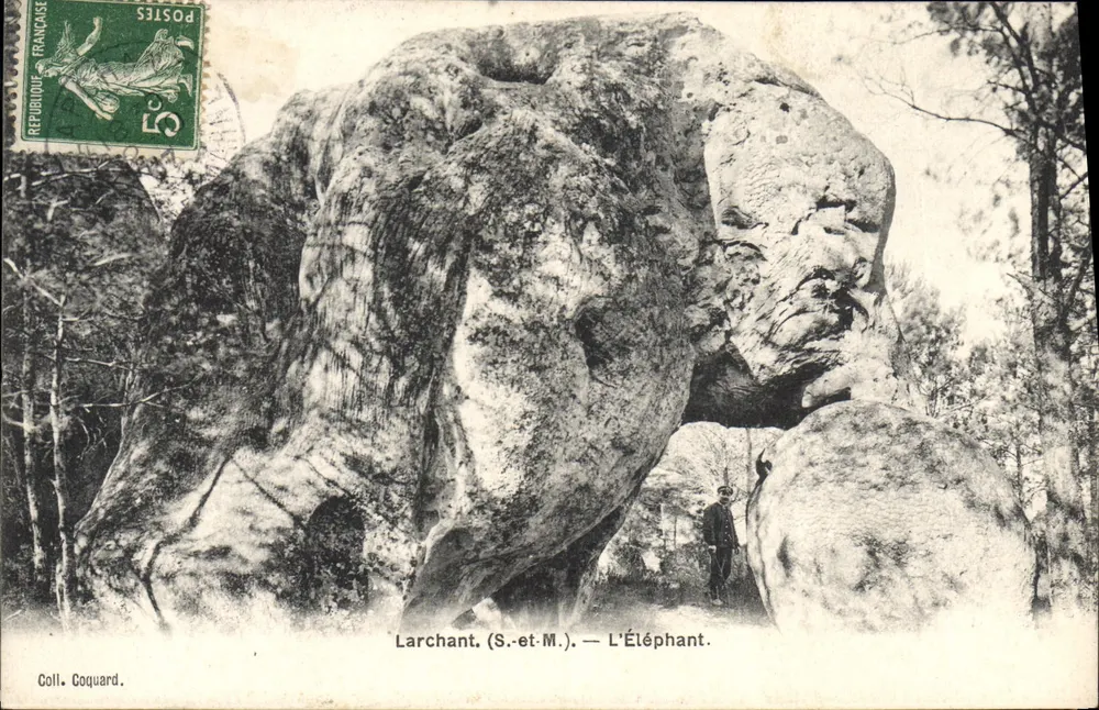 लार्चांट (S.-et-M.) — एलेफैंट — कलेक्शन कोकार्ड - आगे