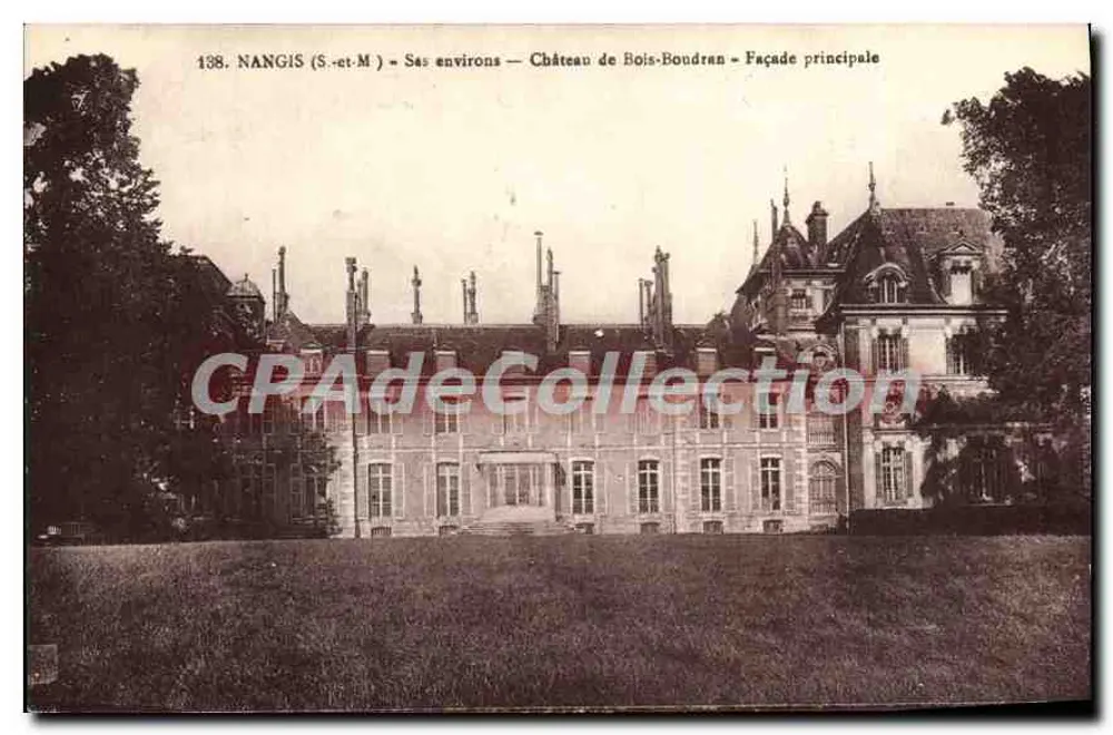 Nangis (S.-et-M) - I suoi dintorni — Castello di Bois-Boudran — Facciata principale - Recto