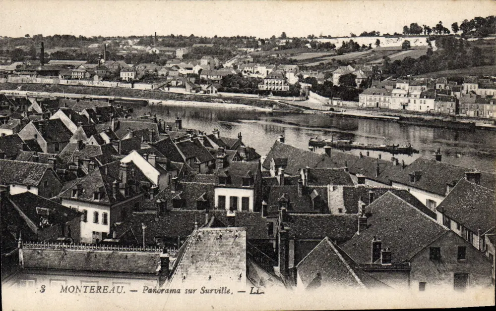 Montereau — Panorama sobre Surville — LL - Frente