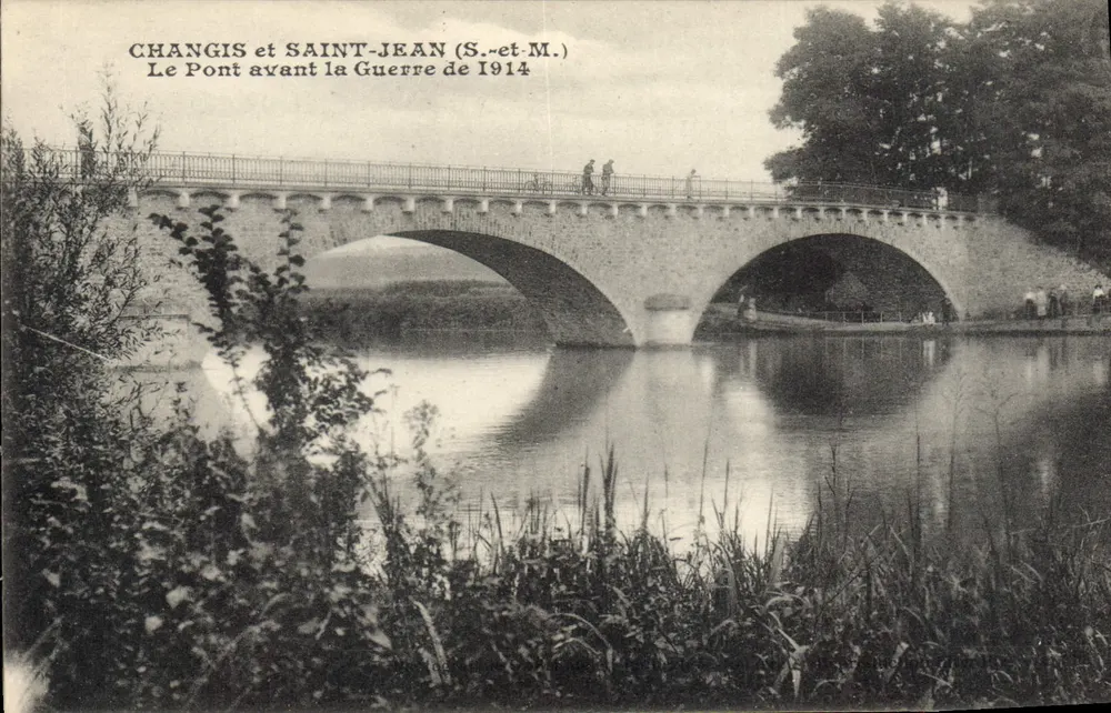 Changis und Saint-Jean (S.-et-M.) — Die Brücke vor dem Krieg von 1914 — Impr. EDIA Versailles - Vorderseite