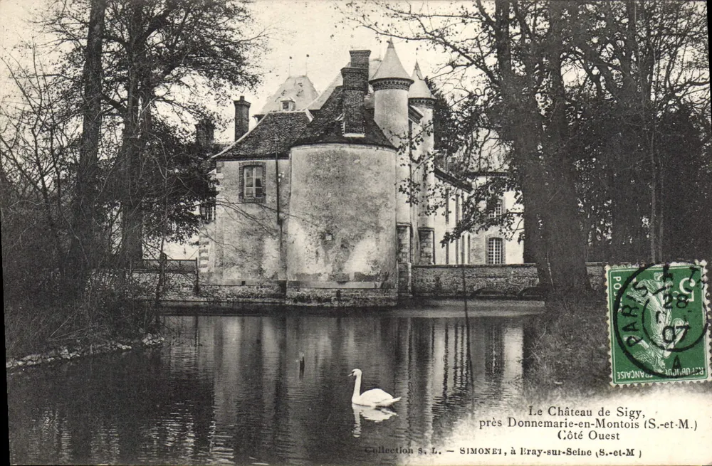Schloss Sigy — bei Donnemarie-en-Montois (S.-et-M.) — Sammlung S. L. SIMONEI, bei Bray-sur-Seine (S.-et-M.) - Vorderseite