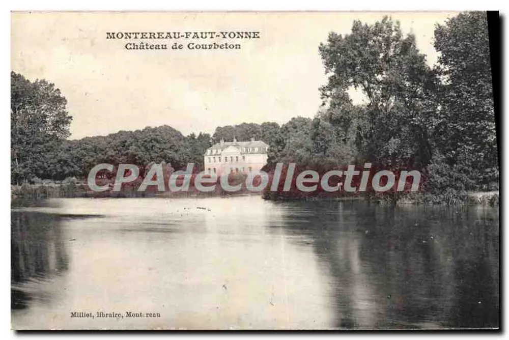 Montreuil-sur-Loire — Schloss Courbeton — Milliet, Buchhändler, Montreuil-sur-Loire - Vorderseite