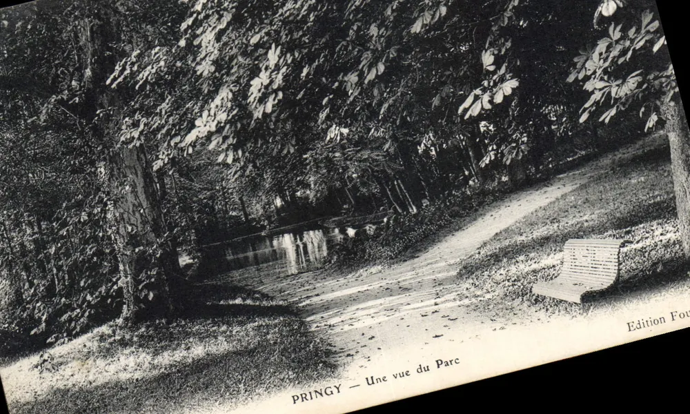 Pringy — Uma vista do Parque — Edição Fournier - Frente