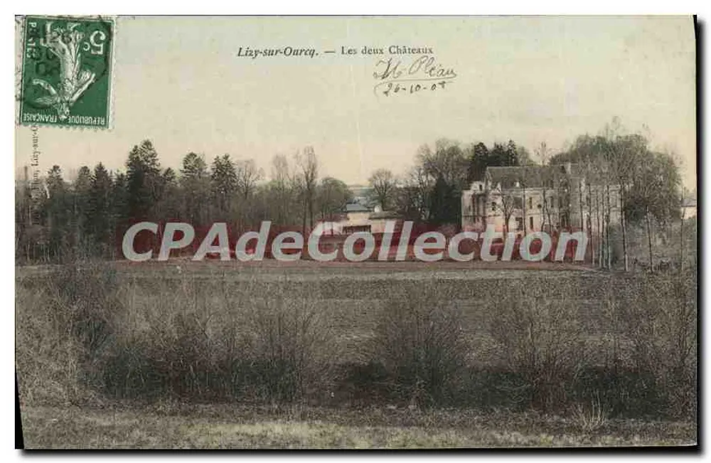 Lizy-sur-Oureq — Die beiden Schlösser — Verlag: L. P. (Lizy-sur-Oureq) - Vorderseite