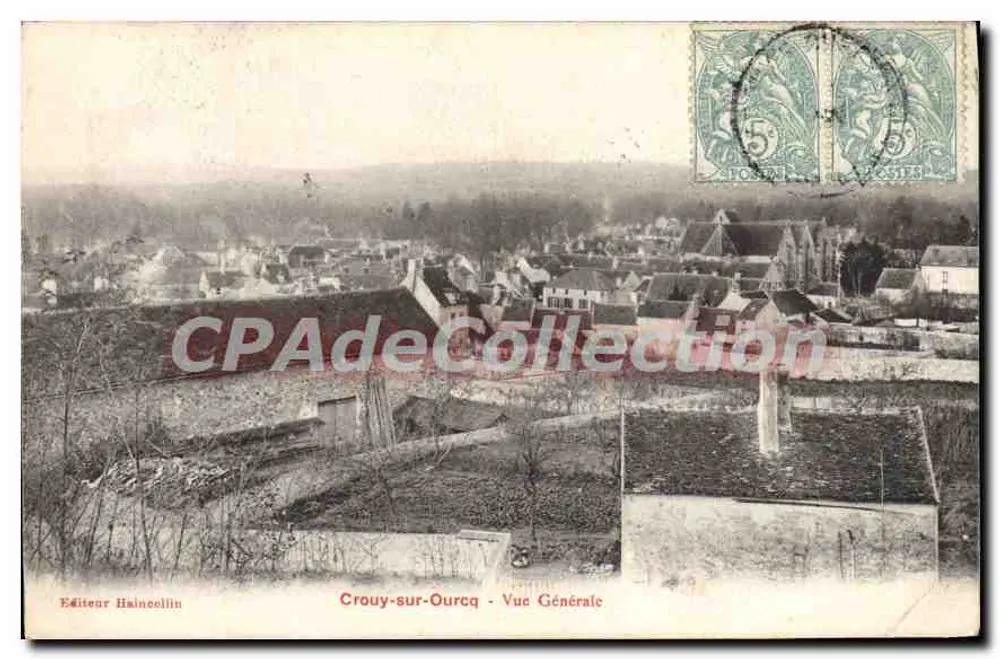 Crouy-sur-Ouercq — Vista Geral — Editor Haineellin - Frente