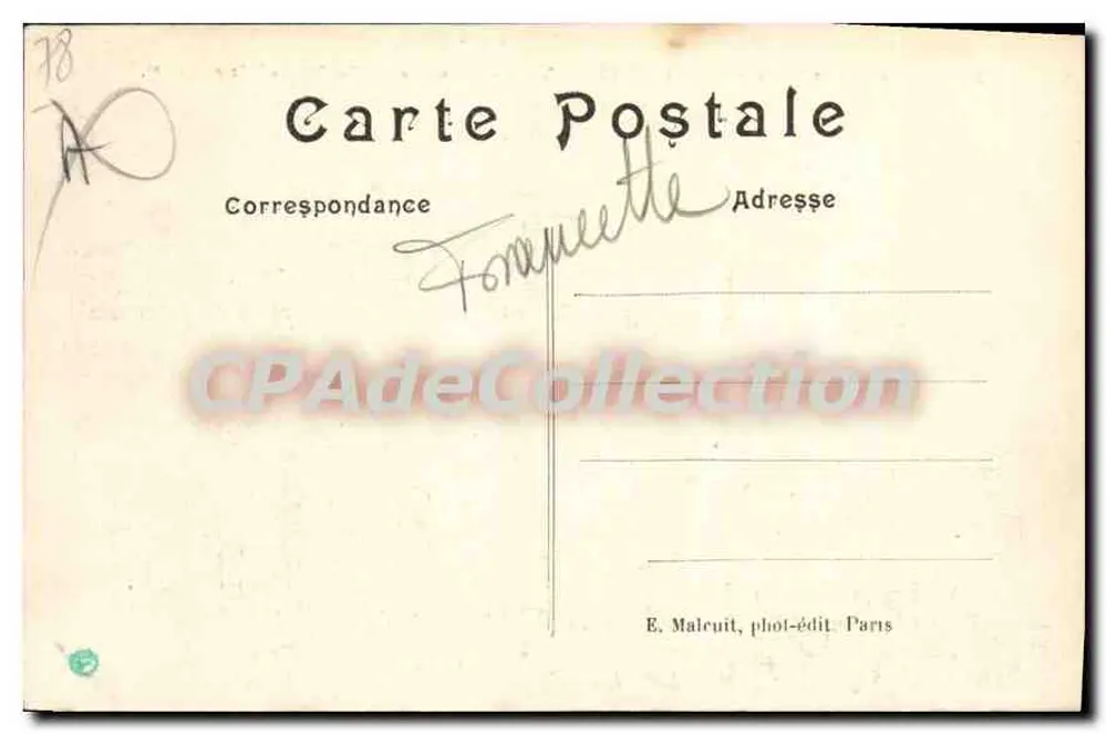 Chevreuse — Panorama visto das Torres da Madeleine — E. M. - Verso