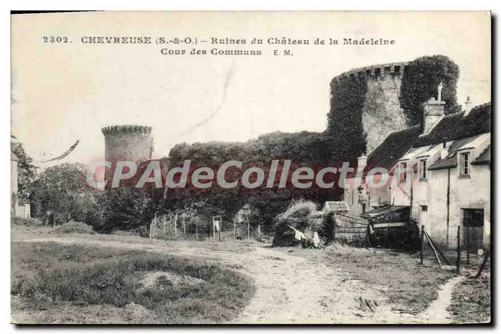 Chevreuse (S.-&-O.) — Ruínas do Castelo da Madeleine — E. M. - Frente