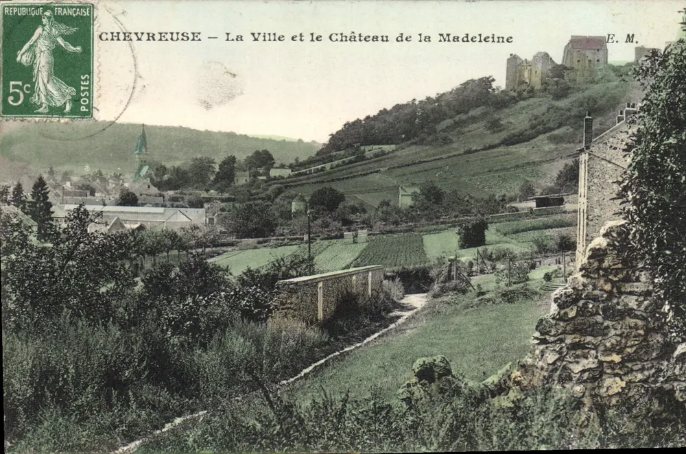 Chevreuse — Die Stadt und das Schloss der Madeleine — E. M. - Vorderseite
