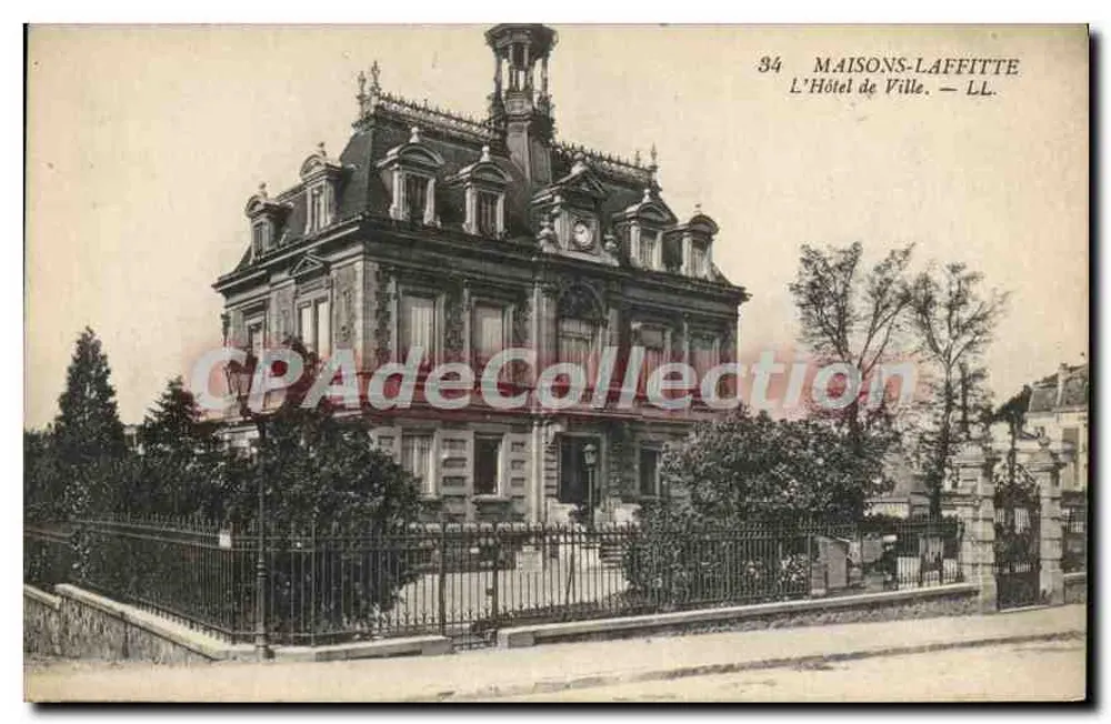 MAISONS-LAFFITTE — O Hotel de Ville — LL. n°34 - Frente