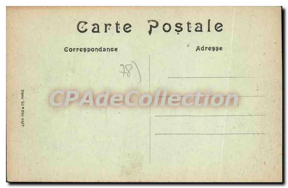 MAISONS-LAFFITTE — O Hotel de Ville — LL. n°34 - Verso