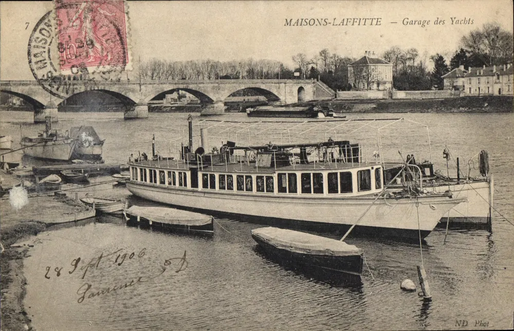 MAISONS-LAFFITTE — Garagem dos Yachts — ND Fot - Frente
