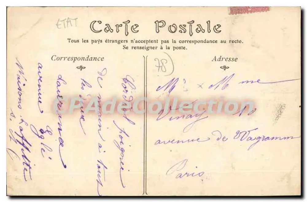 MAISONS-LAFFITTE — Garagem dos Yachts — ND Fot - Verso