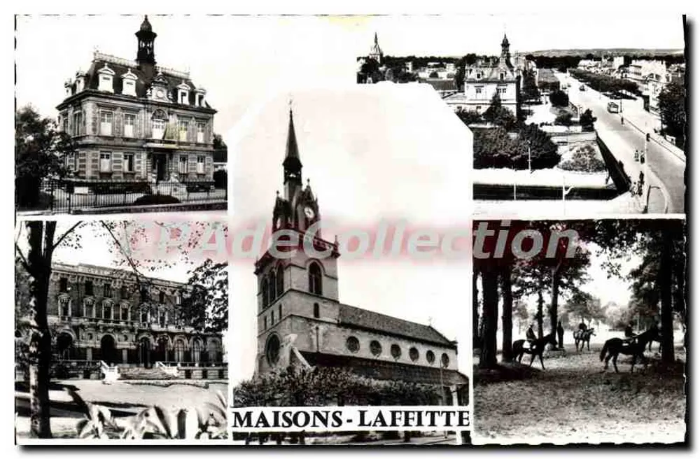 मैसन्स-लाफिट — पैनोरमिक दृश्य और स्मारक — प्रकाशक ए. डी. कलेक्शन - आगे