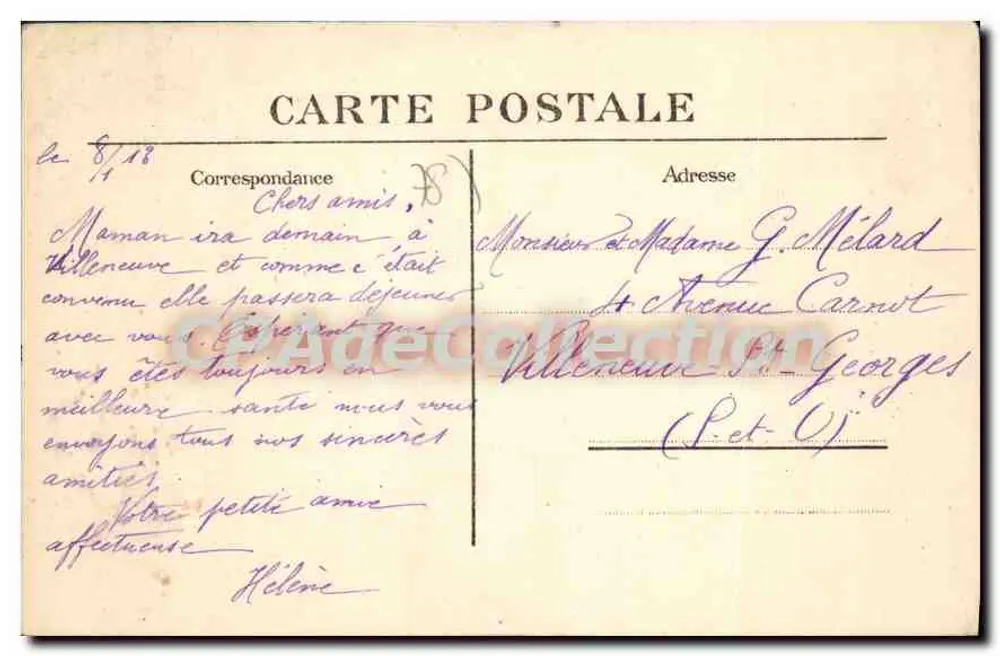 Maisons-Laffitte — Ufer der Seine. Die Ruinen des alten Mühlen — Verleger Lévy, n°25 - Rückseite