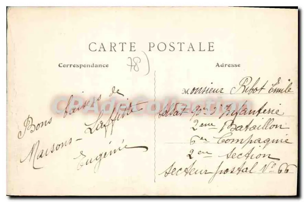 Maison-Laffitte — Mairie et Avenue de Longueil — Éditeur Pierre Petit - Verso