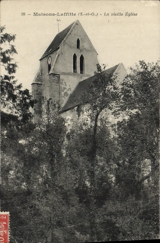 Maison-Laffitte (S.-et-O.) - De oude Kerk — onbekende uitgever, n° 38 - Voorkant