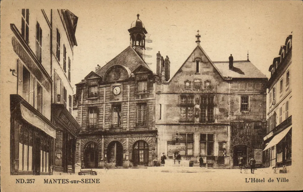 Mantes-sur-Seine — Das Rathaus — ND.257 - Vorderseite