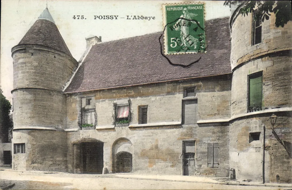 Poissy — A Abadia — Malcuit, fot. edit., Paris, n° 475 - Frente