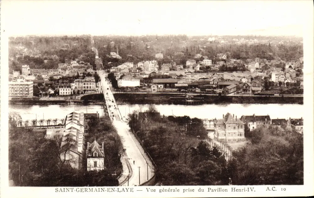 Saint-Germain-en-Laye — Allgemeiner Blick vom Pavillon Henri-IV — A.C. 10 - Vorderseite