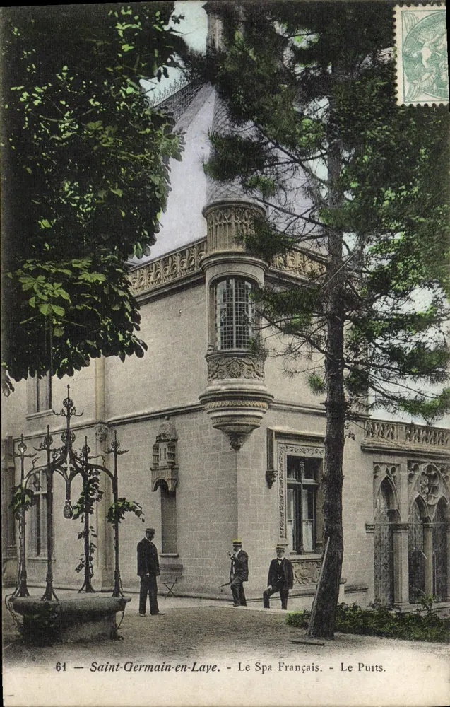 Saint-Germain-en-Laye — Il Bagno Francese — La Fontana — editore anonimo, n° 61 - Recto