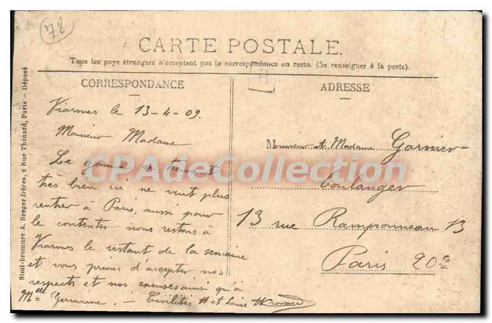 Versailles — Rue Saint-Pierre — editor NADOC - Verso
