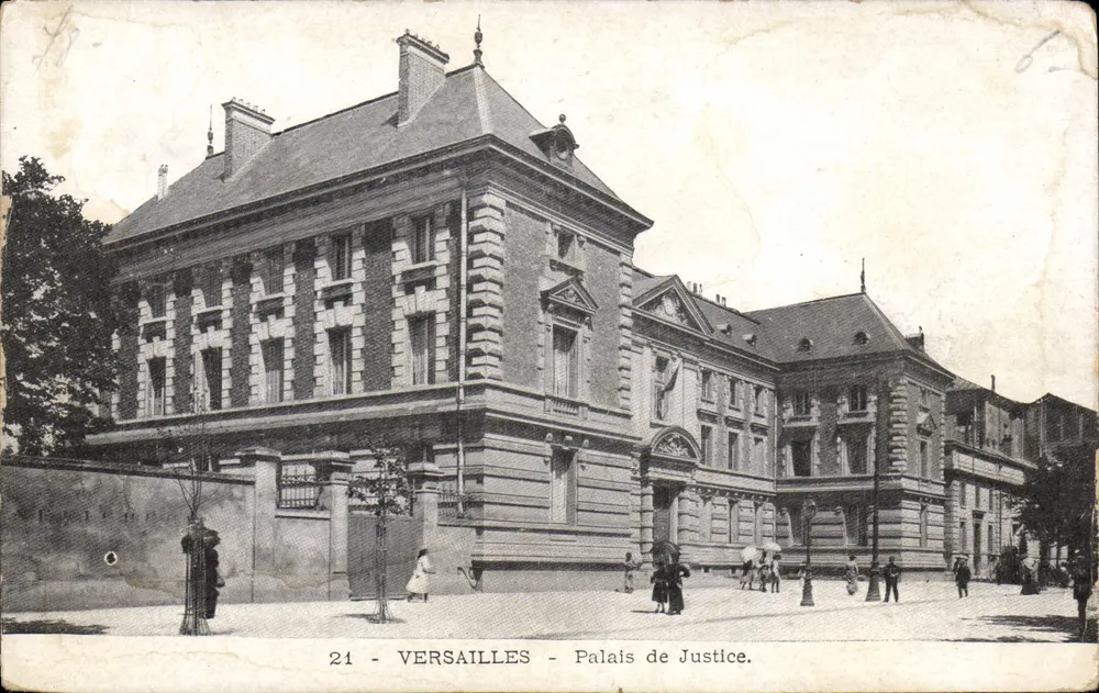 Versailles - Palácio de Justiça — editor desconhecido, n° de série 21 - Frente