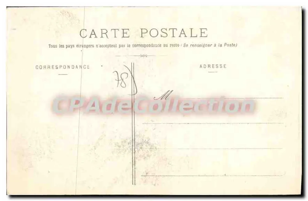 Zimmer Napoleons I. — Palast des Granden Trianon — Mine Moreau, Verlag, Versailles - Rückseite