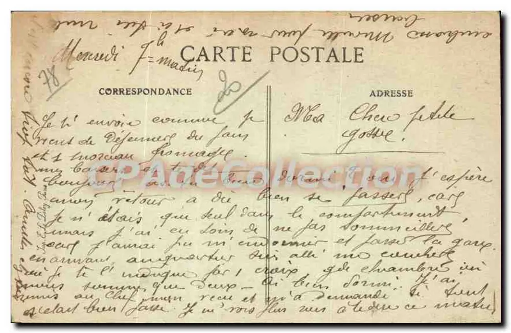 वर्साय — रानी के वार्ड — प्रकाशक CPADeCollection, संख्या 304 - पीछे