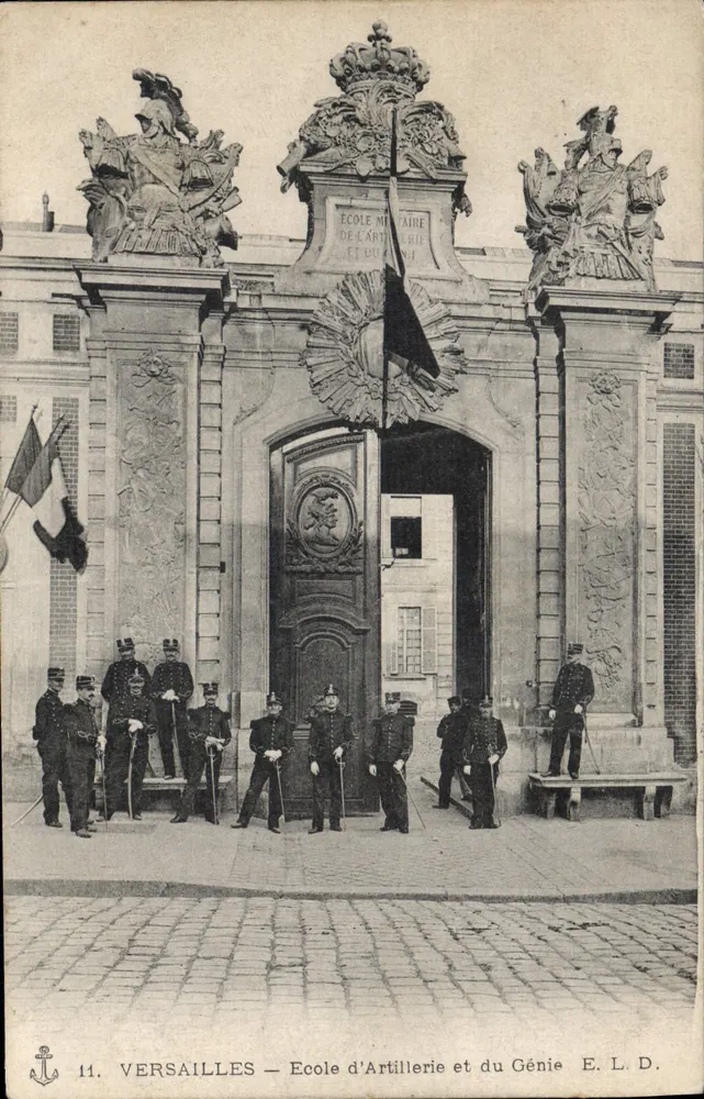 Versailles — Schule für Artillerie und Ingenieurwesen — E. L. D. Nr. 11 - Vorderseite
