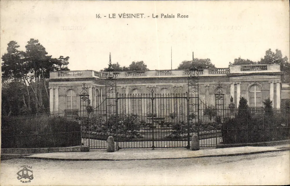 Le Vésinet - O Palácio Rosa — editor Phoctype 13, Paris, n°16 - Frente