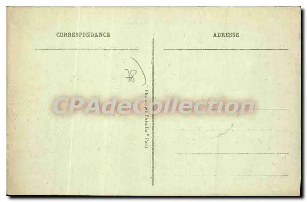 Le Vésinet - O Palácio Rosa — editor Phoctype 13, Paris, n°16 - Verso