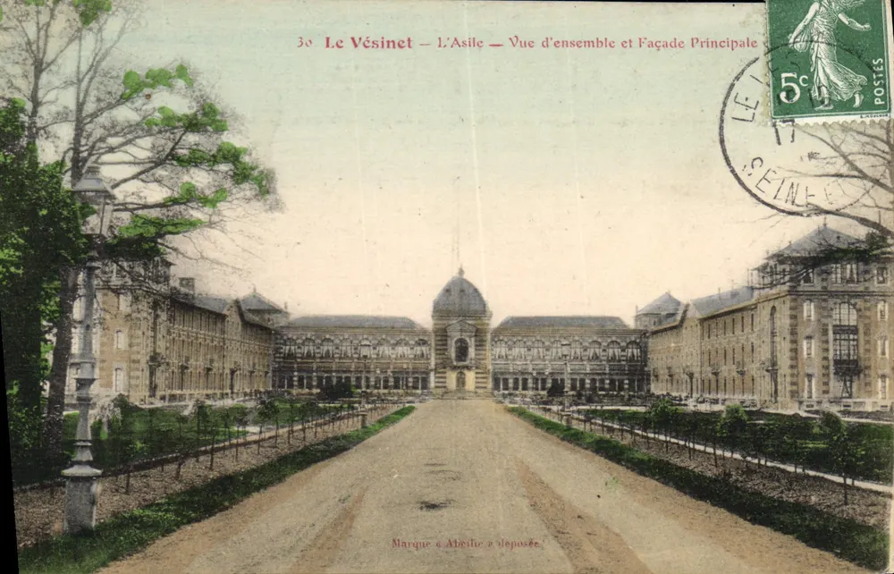Le Vésinet — L'Asile — Algemene uitzicht en Hoofdgevel — Uitgever Abellio, nr. 30 - Voorkant