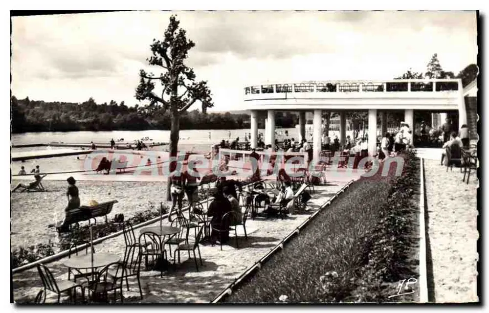 Villennes-sur-Médan — La Plage — La Terrasse — Verleger: La Edit. d'Art. Rapport, rue Gombaud, Versailles - Vorderseite