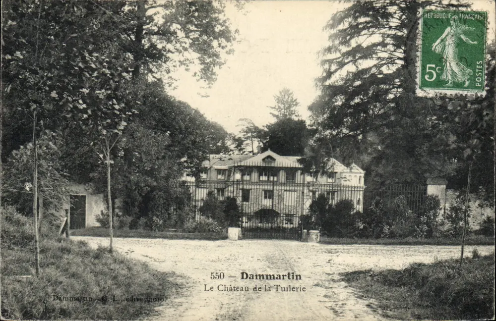 Dammartin - Schloss Tuilerie — Verlag G. L. Foto, Nr. 550 - Vorderseite