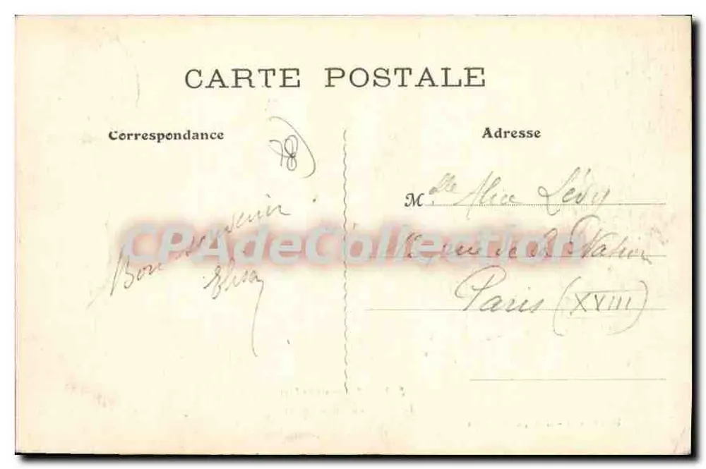 Dammartin - Schloss Tuilerie — Verlag G. L. Foto, Nr. 550 - Rückseite